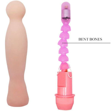 Dildo vibrante pieghevole stimolazione G e prostata con velocità